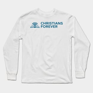 Christians Forever (Blue Logo) Long Sleeve T-Shirt